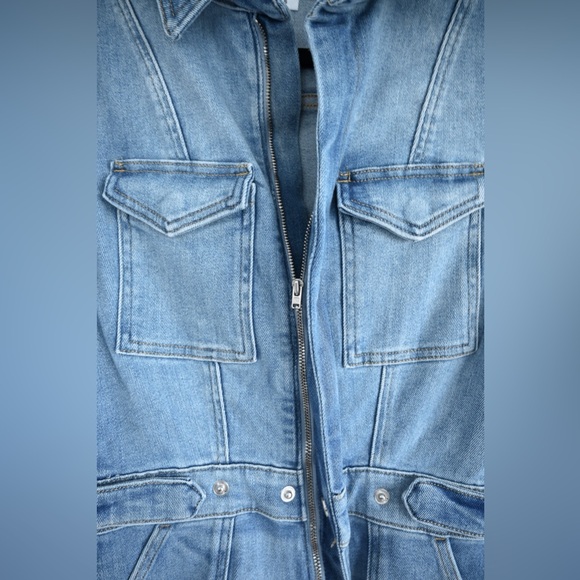 Good American “Fit For Success” Jumpsuit, New With Tags, Blue274, Size Small - Picture 10 of 11